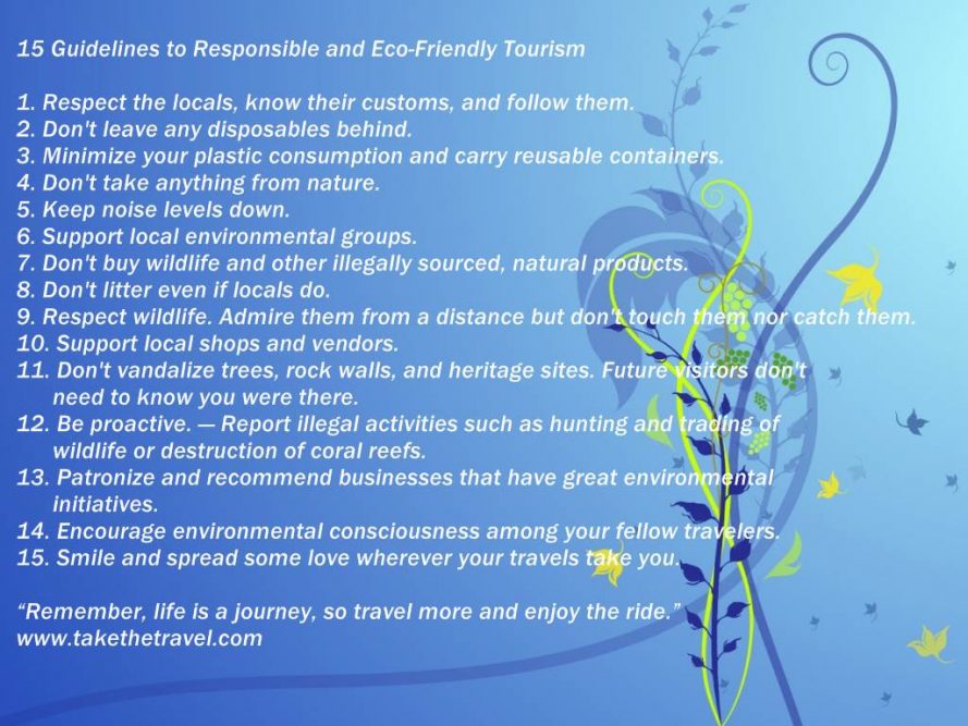 ECO FRIENDLY TOURISM