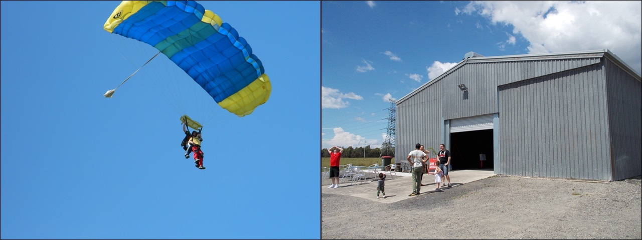 skydiving